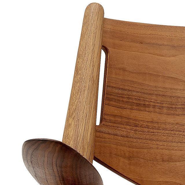 CH28T Sawhorse Lounge Chair - All Wood