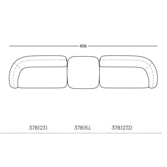 Sleek white sofa design illustration with curved lines and a minimalist pattern. Perfect for modern interiors.