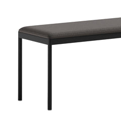 Twigz Three-Seater Café Bench - Seat Upholstered
