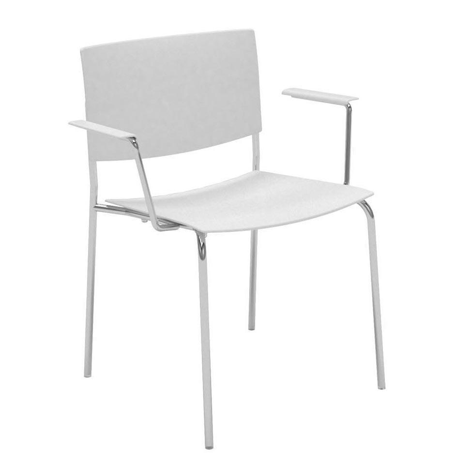 Sit SO1202 Armchair - 4-Leg Base - Stackable