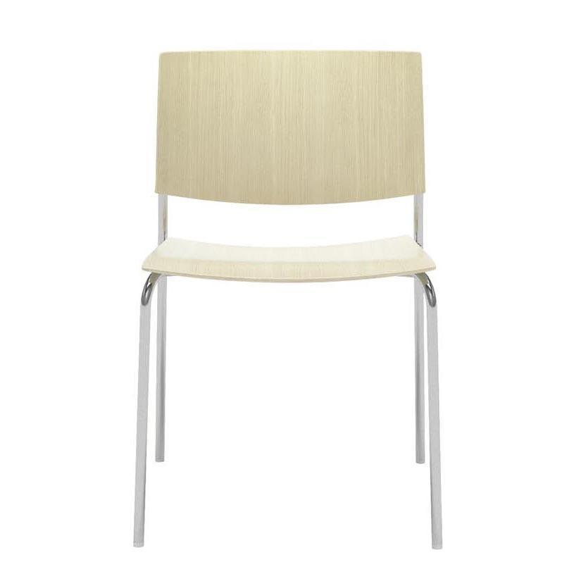 Sit SI120 Chair - Wood Shell - 4-Leg Base