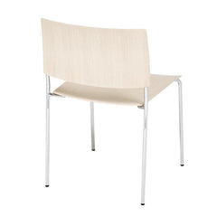 Sit SI120 Chair - Wood Shell - 4-Leg Base