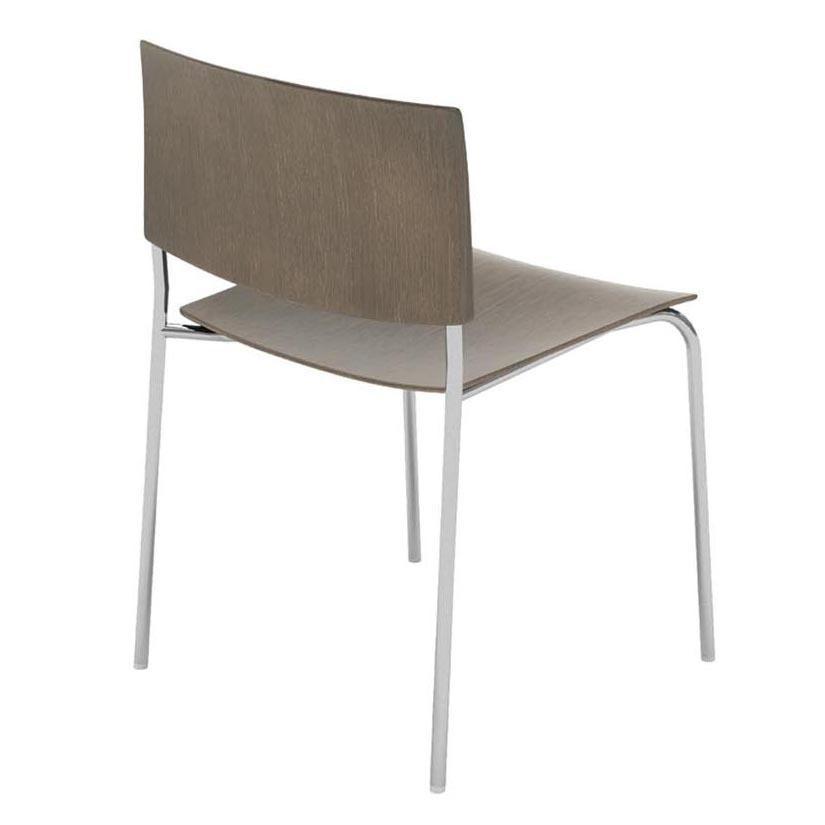 Sit SI120 Chair - Wood Shell - 4-Leg Base