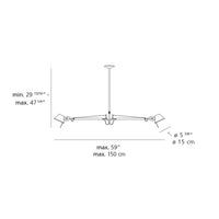 Tolomeo Double Suspension Light