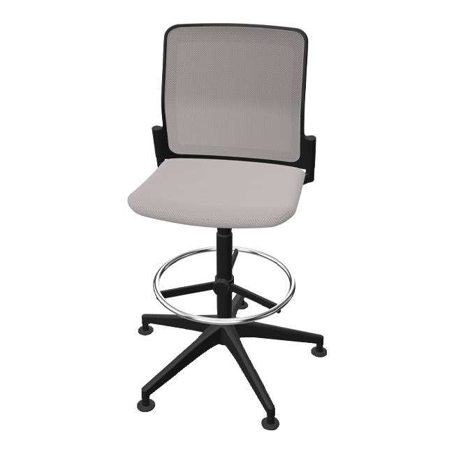 Urban Plus 30 Drafting Chair w/ Gas Lift - Front Upholstered