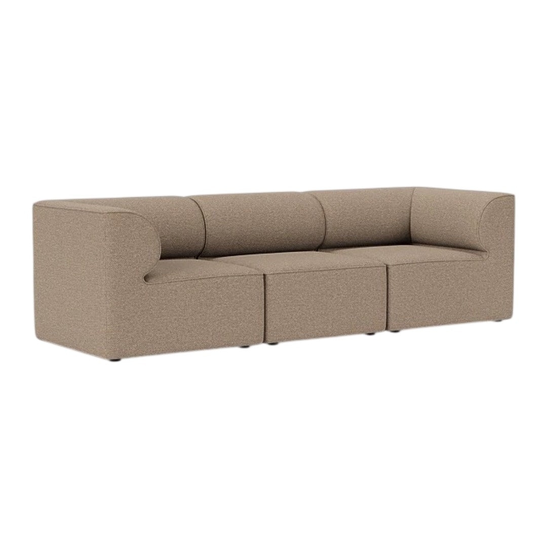 Stylish beige sofa with a textured fabric and minimalist design. Perfect for modern living spaces.