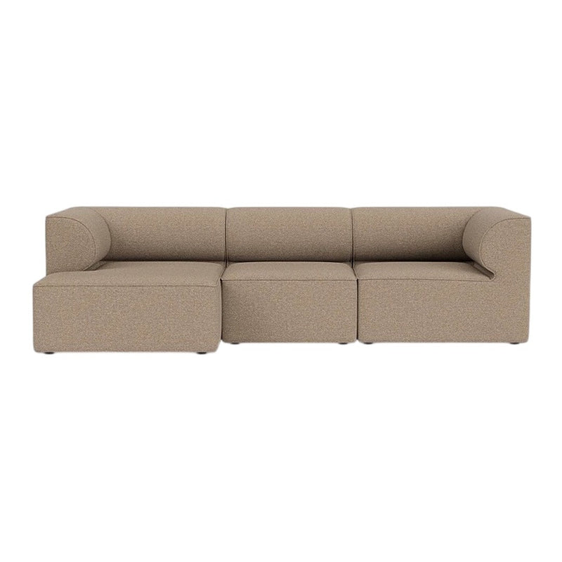 Luxe beige sectional sofa with a textured fabric finish and modern design. Perfect for any living space.
