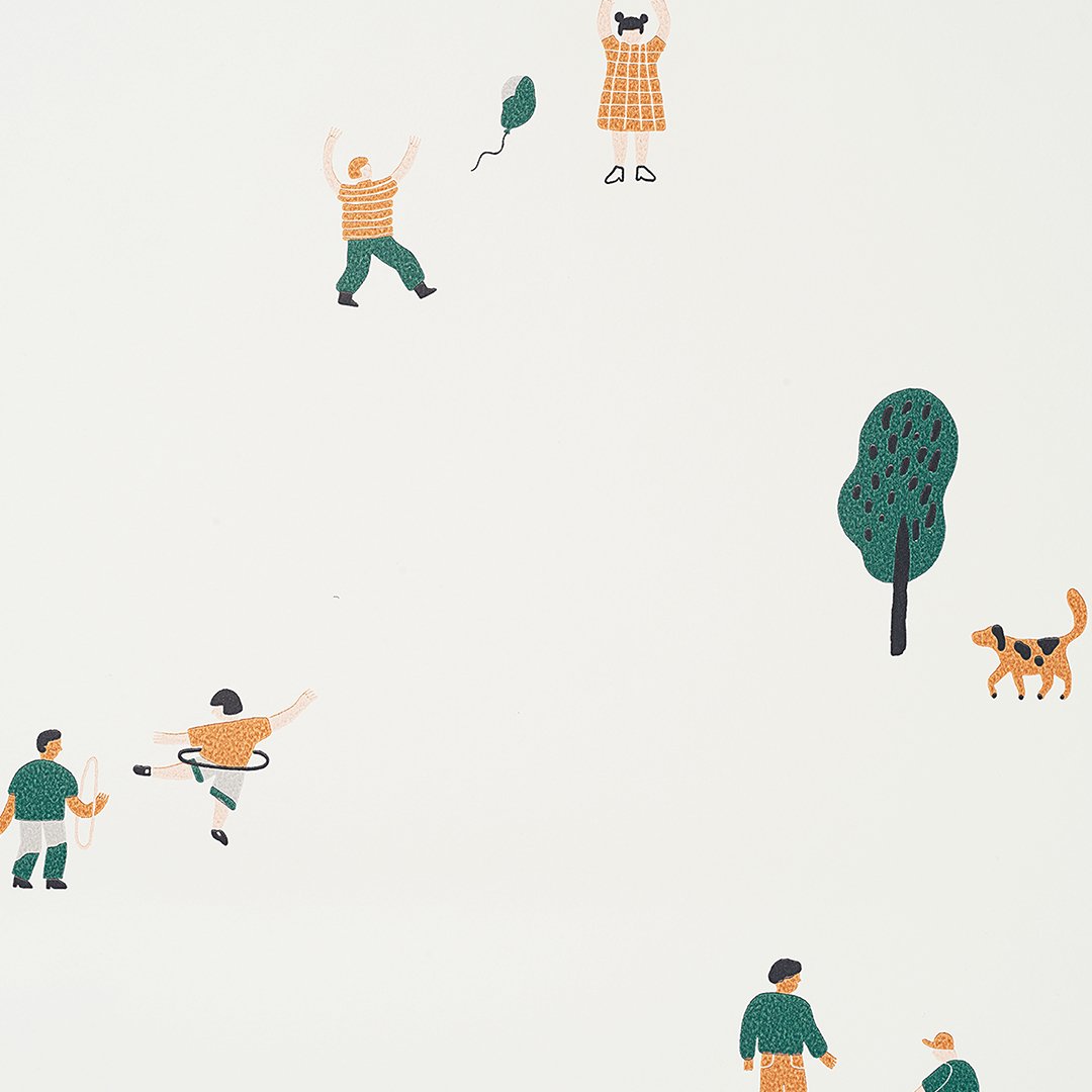 klient Atticus attribut ferm LIVING Park Wallpaper | Design Public
