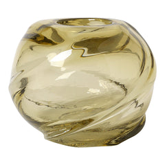 Water Swirl Vase - Round