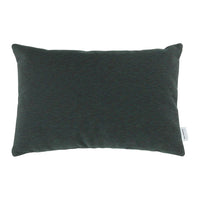 Textured dark green pillow with subtle light green specks, perfect for adding depth to any decor.