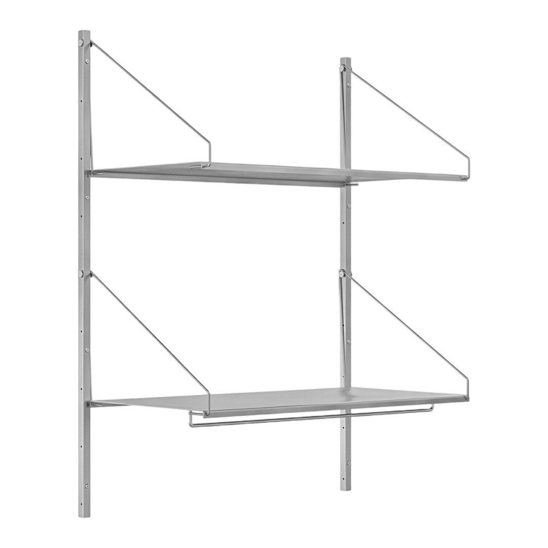 Shelf Library Pre-configured Wall Unit - Hanger  Section