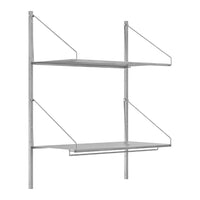 Shelf Library Pre-configured Wall Unit - Hanger  Section