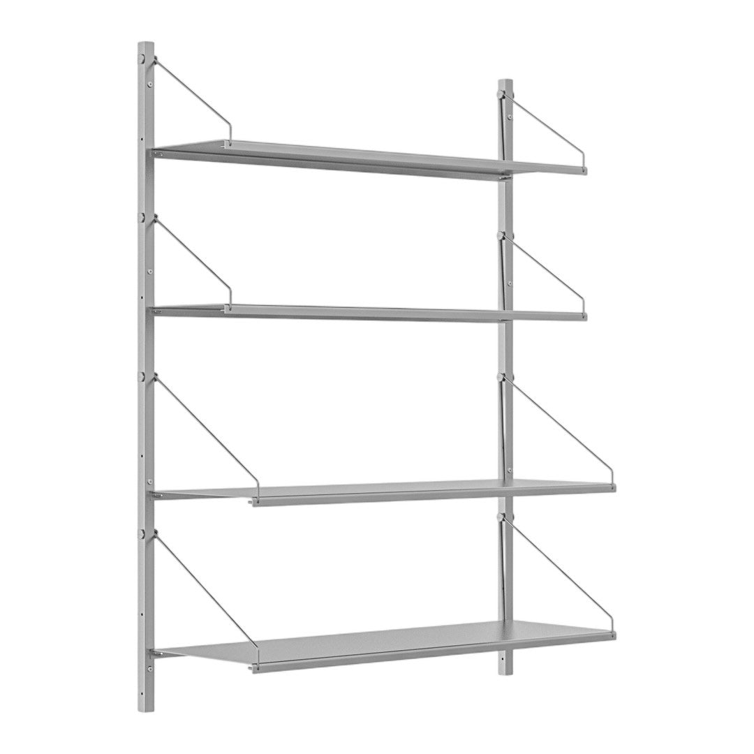 Shelf Library Pre-configured Wall Unit - Single Section