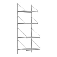 Shelf Library Pre-configured Wall Unit - Single Section