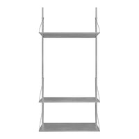 Shelf Library Pre-configured Wall Unit - Hanger  Section
