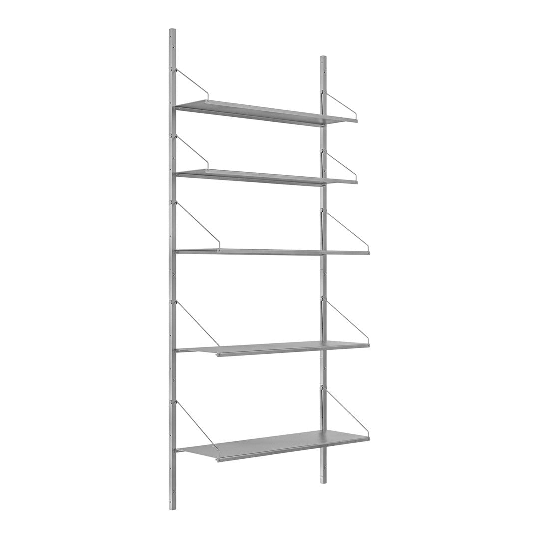 Shelf Library Pre-configured Wall Unit - Single Section