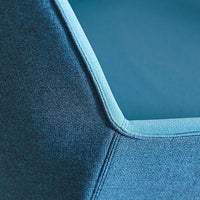 Noom Series 10 Bicolor Lounge Armchair - Conical Wood Legs