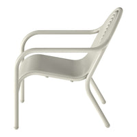 White modern chair with smooth, curved lines and a ribbed pattern on the seat and backrest. Ideal for contemporary decor.