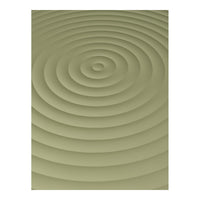 Soft olive green background featuring concentric ripple patterns for a calming effect. Perfect for minimalist decor.