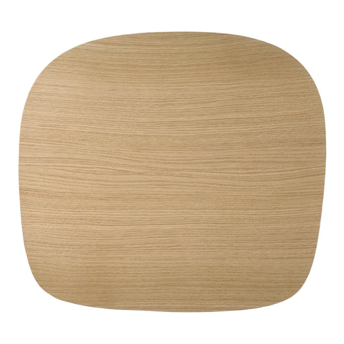 Natural wood-grain finish in a light beige color with subtle linear patterns for a modern, organic look.