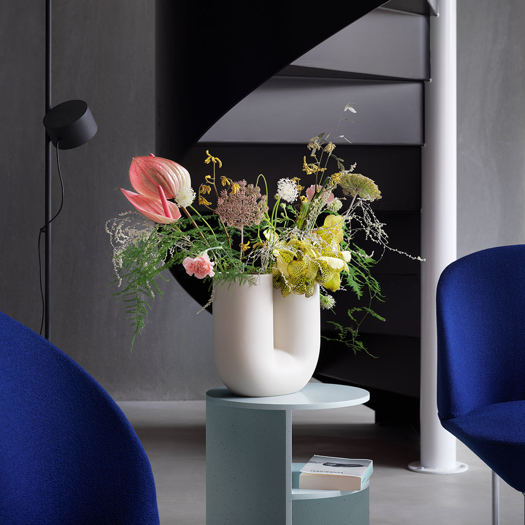 Kink Vase, Sand, Standard at Design Within Reach