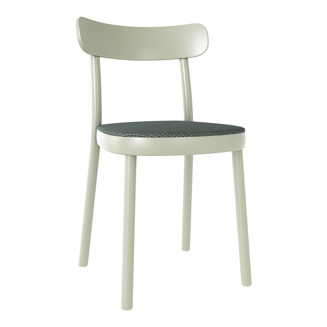 La Zitta Side Chair - Seat Upholstered - Beech Pigment Frame