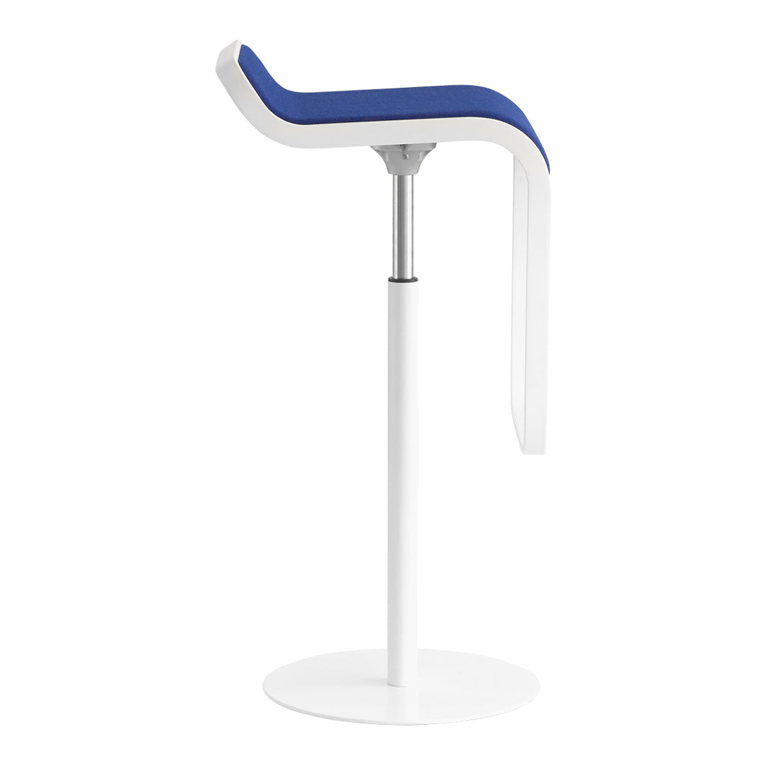 Lem Self-Returning Bar Stool w/ Gas Lift - Upholstered