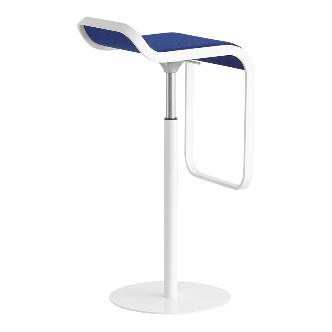 Lem Self-Returning Bar Stool w/ Gas Lift - Upholstered