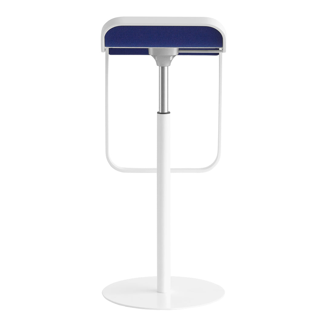 Lem Self-Returning Bar Stool w/ Gas Lift - Upholstered