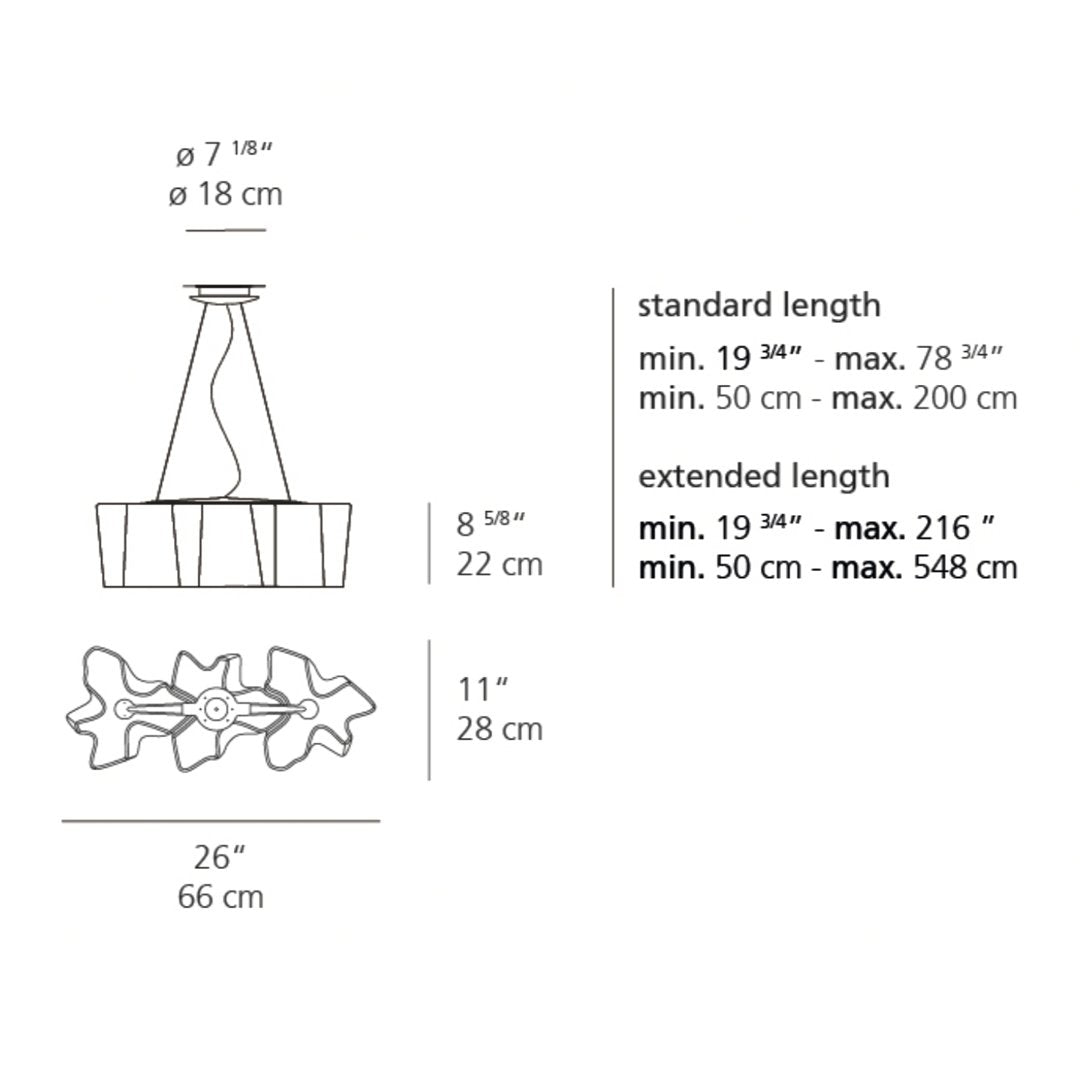 Logico Mini Triple Suspension Light