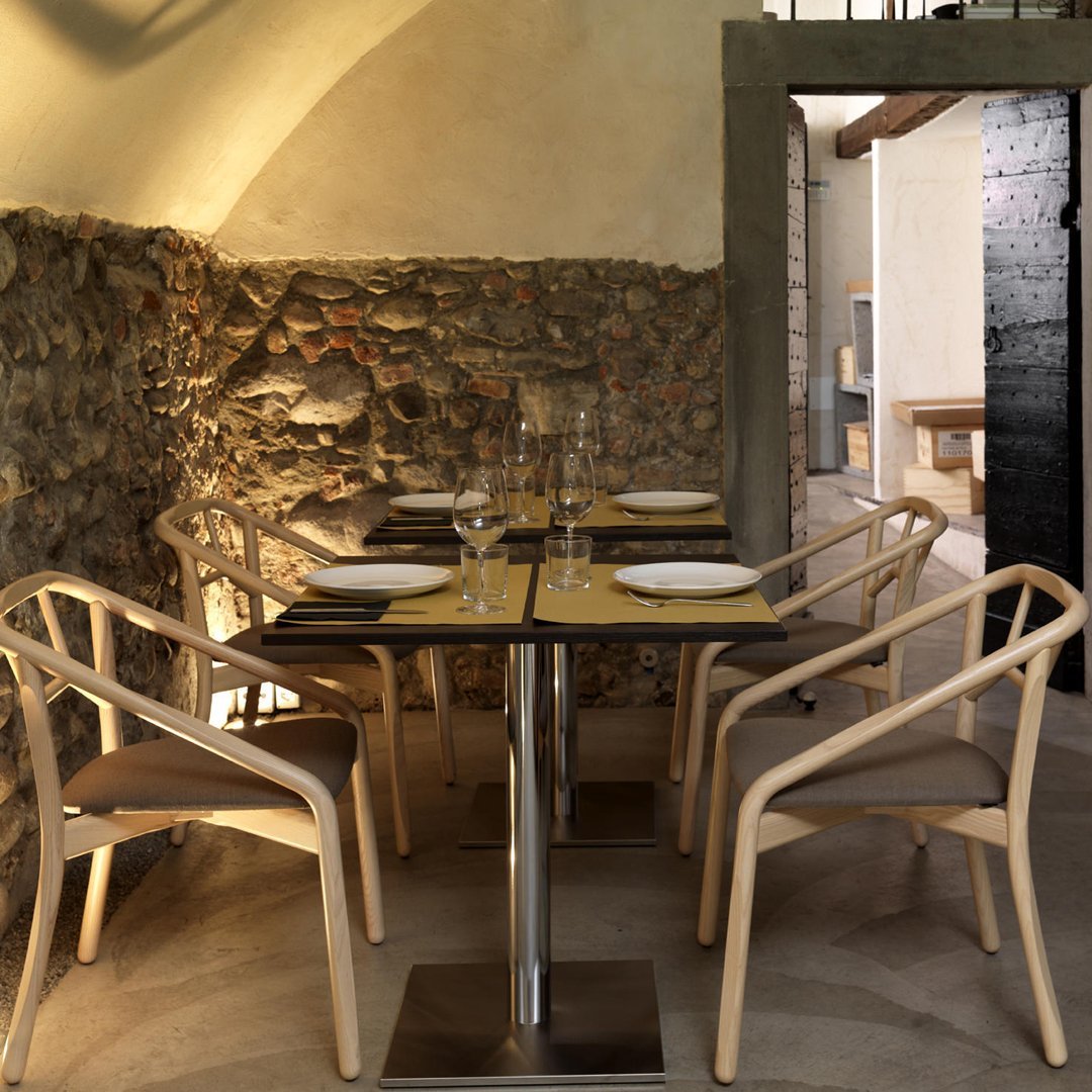 Marnie Armchair - Seat Upholstered - Stackable