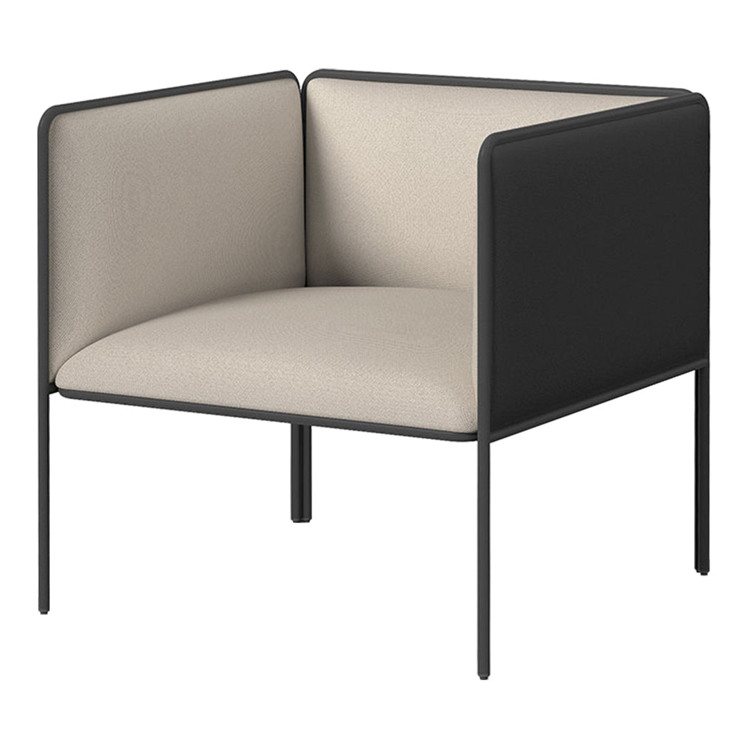 Meetia Lounge Chair - Two Tone Upholstery