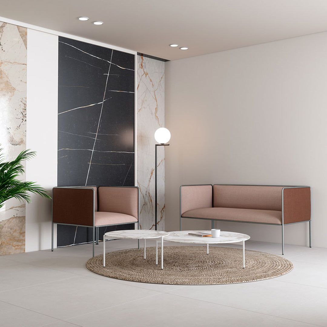 Meetia Lounge Chair - Two Tone Upholstery