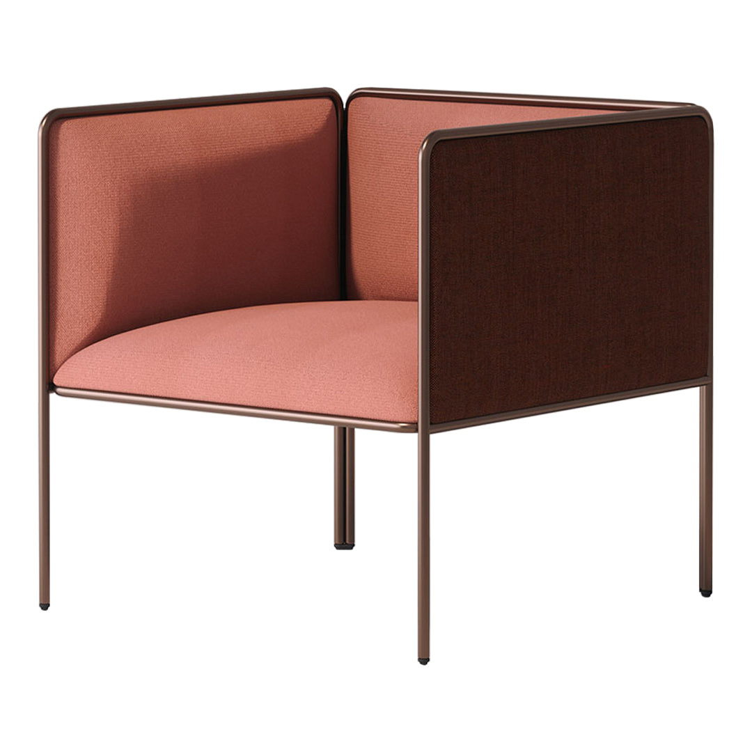 Meetia Lounge Chair - Two Tone Upholstery