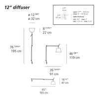 Tolomeo Mega LED Table Lamp w/ Clamp