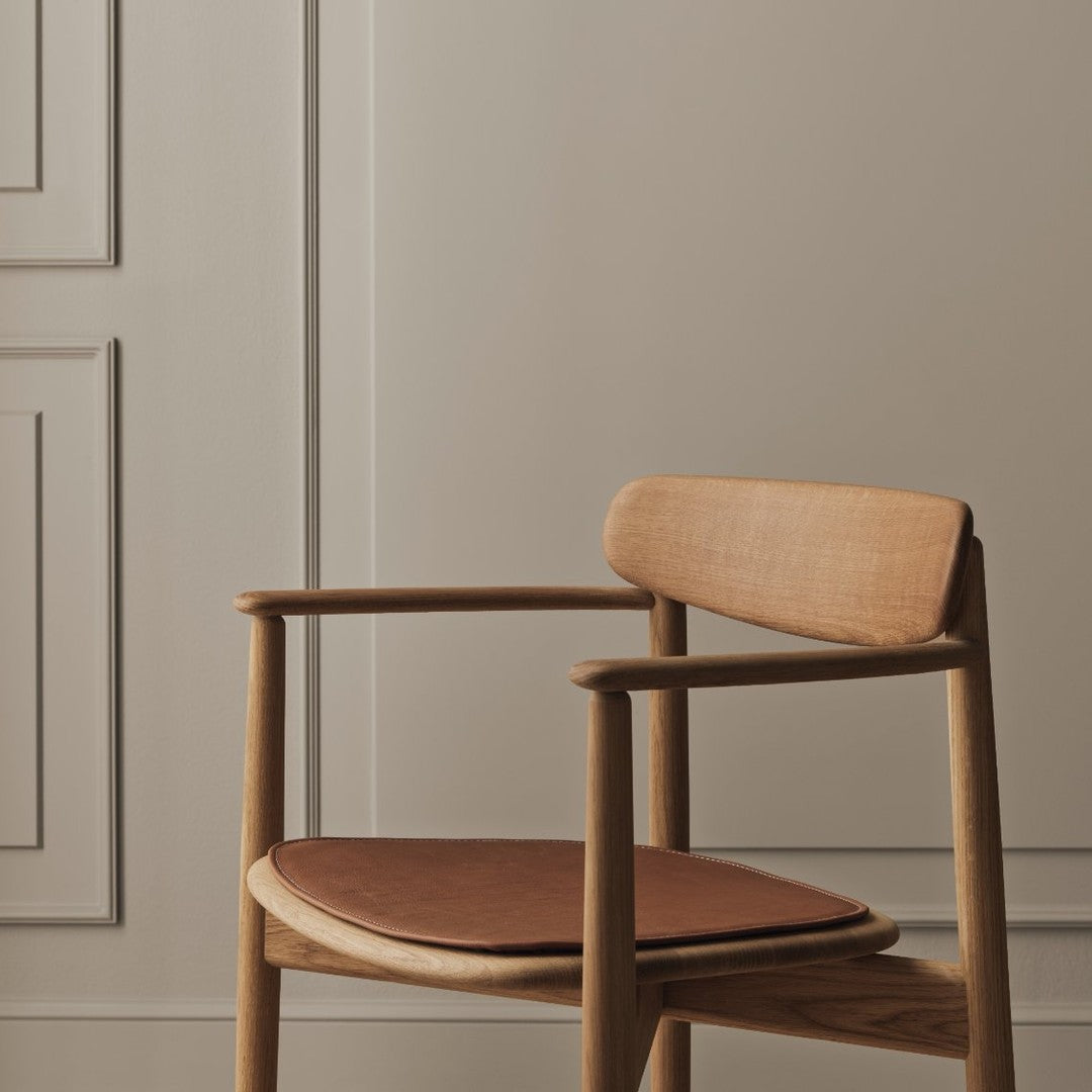 Merge Dining Armchair w/ Upholstered Seat