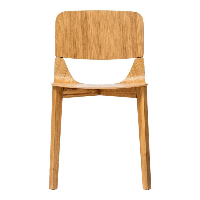 Natural bamboo chair with a smooth, light wood finish and minimalist design. Perfect for modern decor.