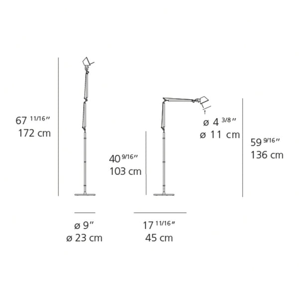 Adjustable metal lamp in sleek silver finish, featuring modern minimalist design with clean lines and subtle curves.