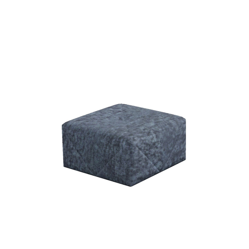 Gray stone square decor with a subtle textured pattern, perfect for modern home styling.