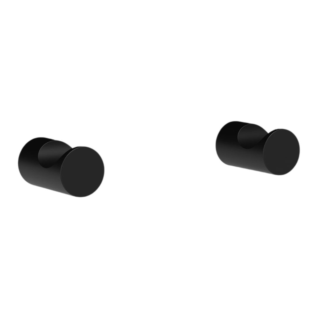 Black round knobs with a smooth, matte finish for a modern and stylish look. Perfect for home or office use.