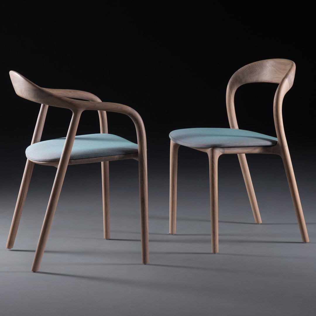 Neva Light Chair - Seat Upholstered