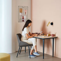 Noom Series 30 Armchair w/ French Seams - Conical Wood Legs