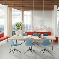 Noom Series 50 Chair - 4-Star Swivel Base - Upholstered Shell