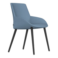 Noom Series 30 Armchair w/ French Seams - Conical Wood Legs