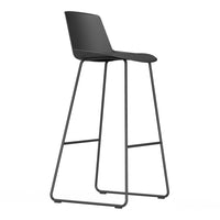 Noom Series 40 Bar Stool - Sled Base - Seat Upholstered