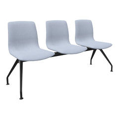 Noom Series 50 Beam Seating - 3 Seats - Upholstered Shell