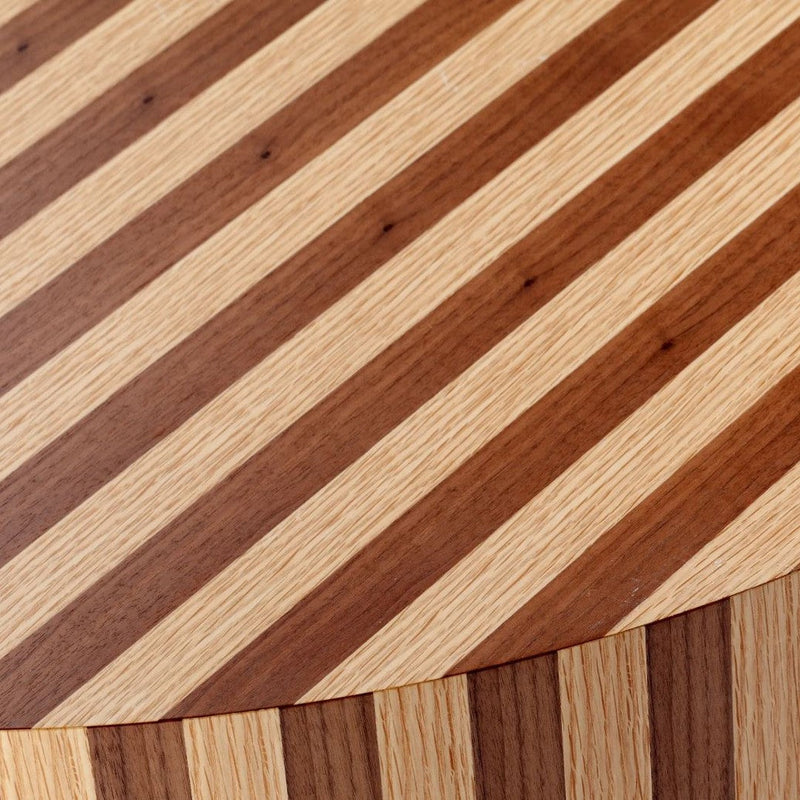 Brown and light wood diagonal striped pattern, showcasing rich textures and contrasting colors. Perfect for home decor.