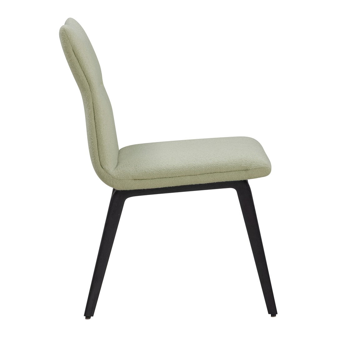 Ori Low Back Side Chair - Wood Base