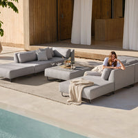 Orlando O2 Garden Sofa w/ 3 Modules & Open End