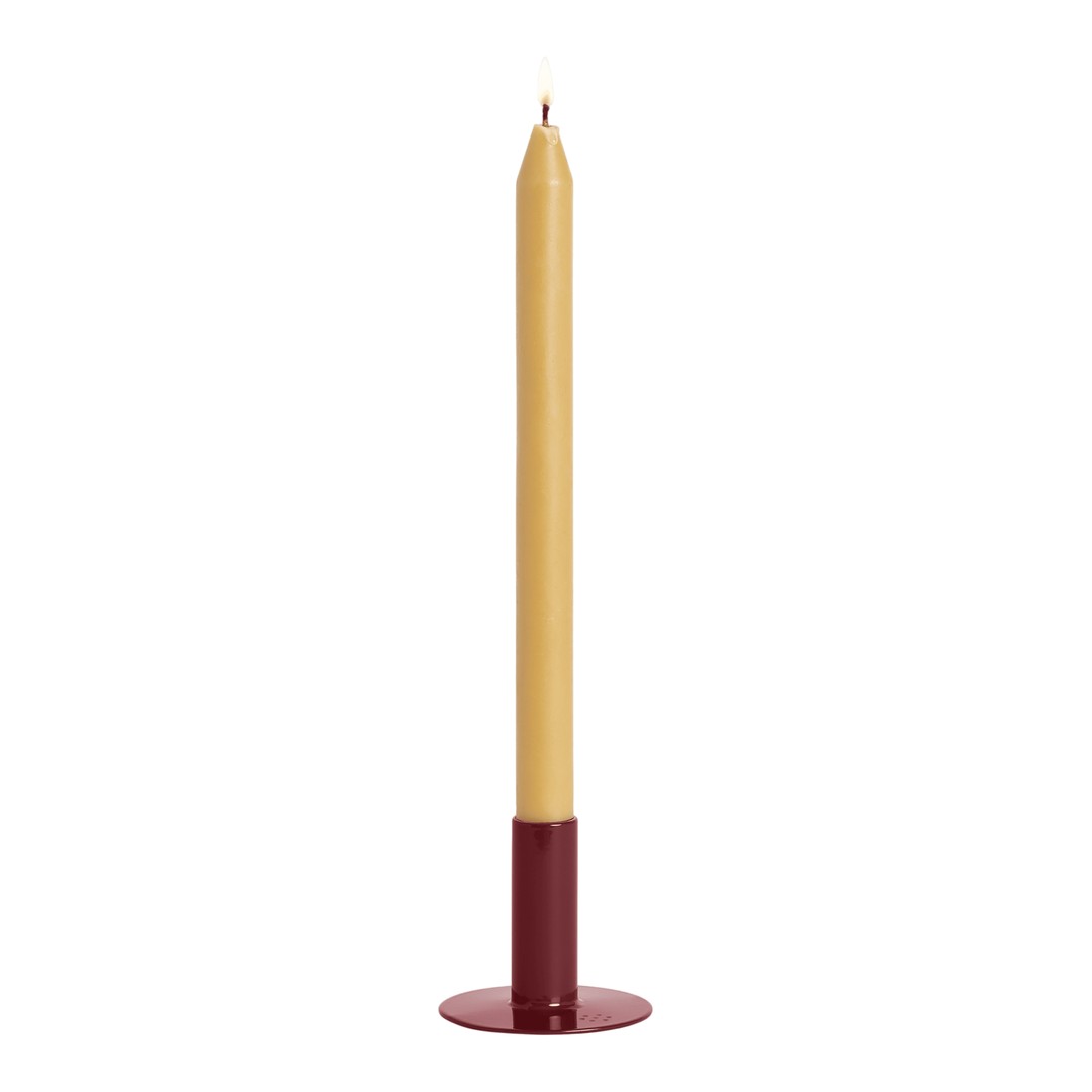 Candler Holder w/ Beeswax Candle